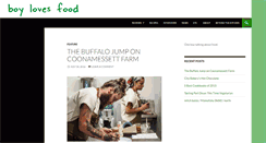 Desktop Screenshot of boylovesfood.com