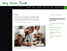 Tablet Screenshot of boylovesfood.com